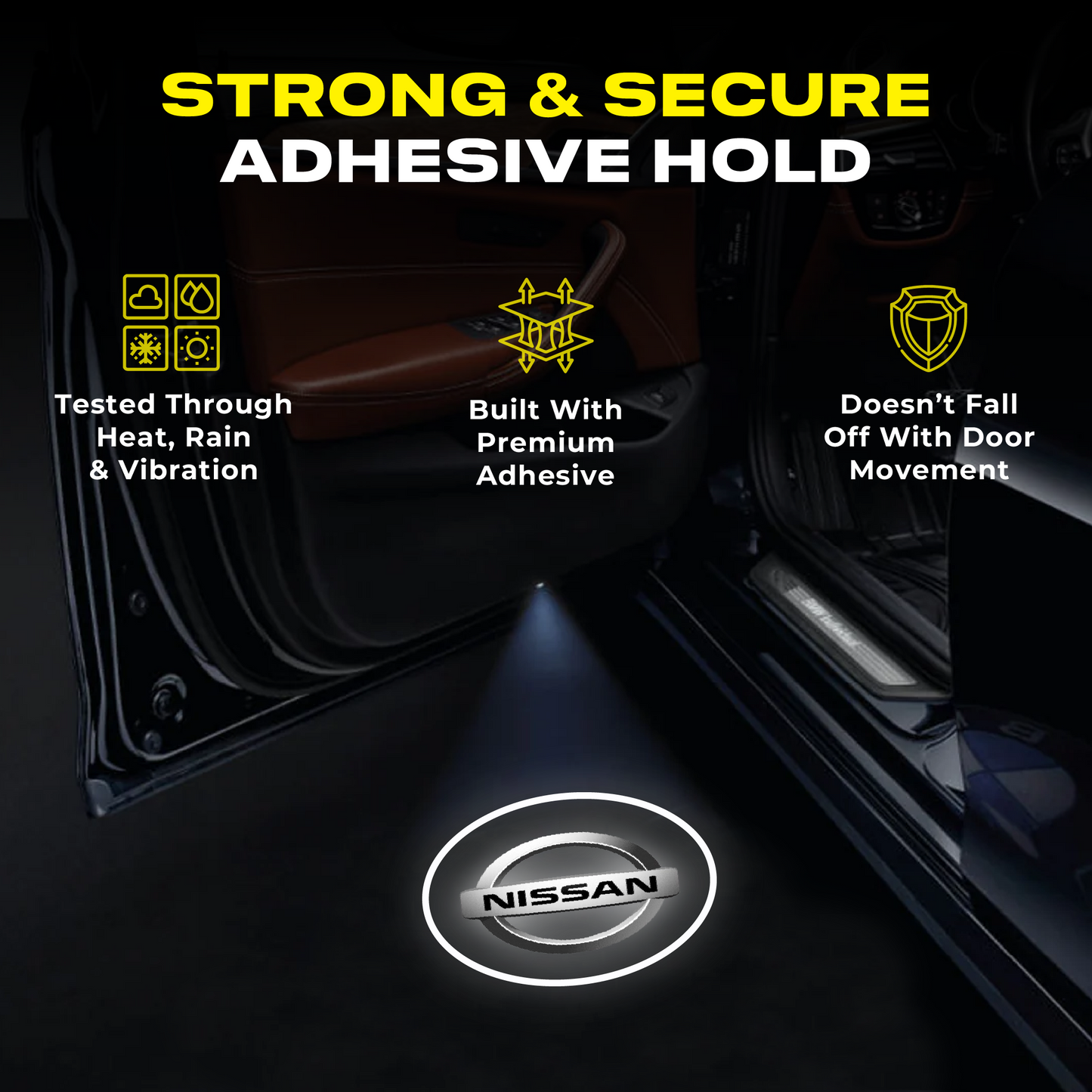 Puddle Lights - Wireless Car Door Projector