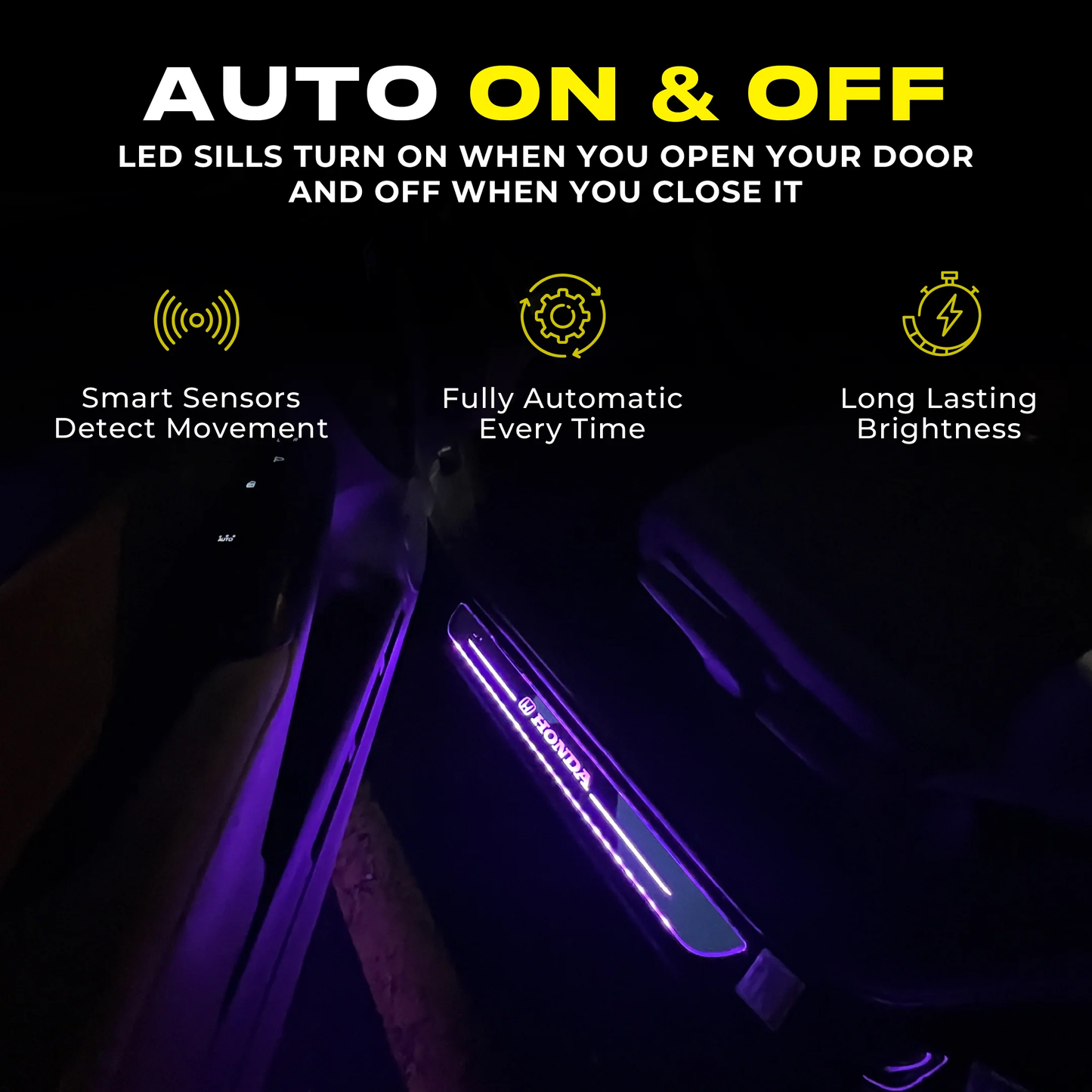 Dazzling ride LED Door Sill PRO