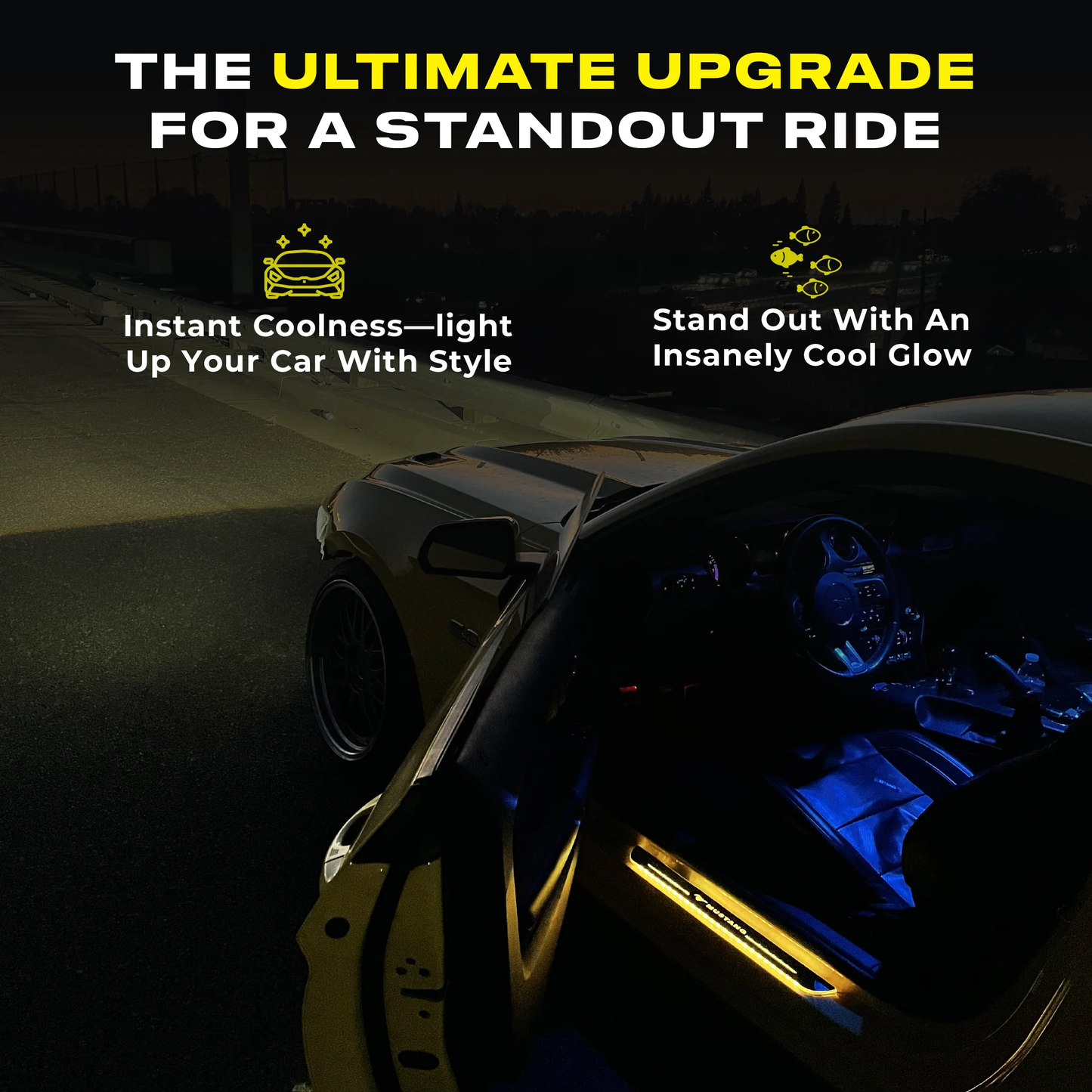 Dazzling ride LED Door Sill PRO