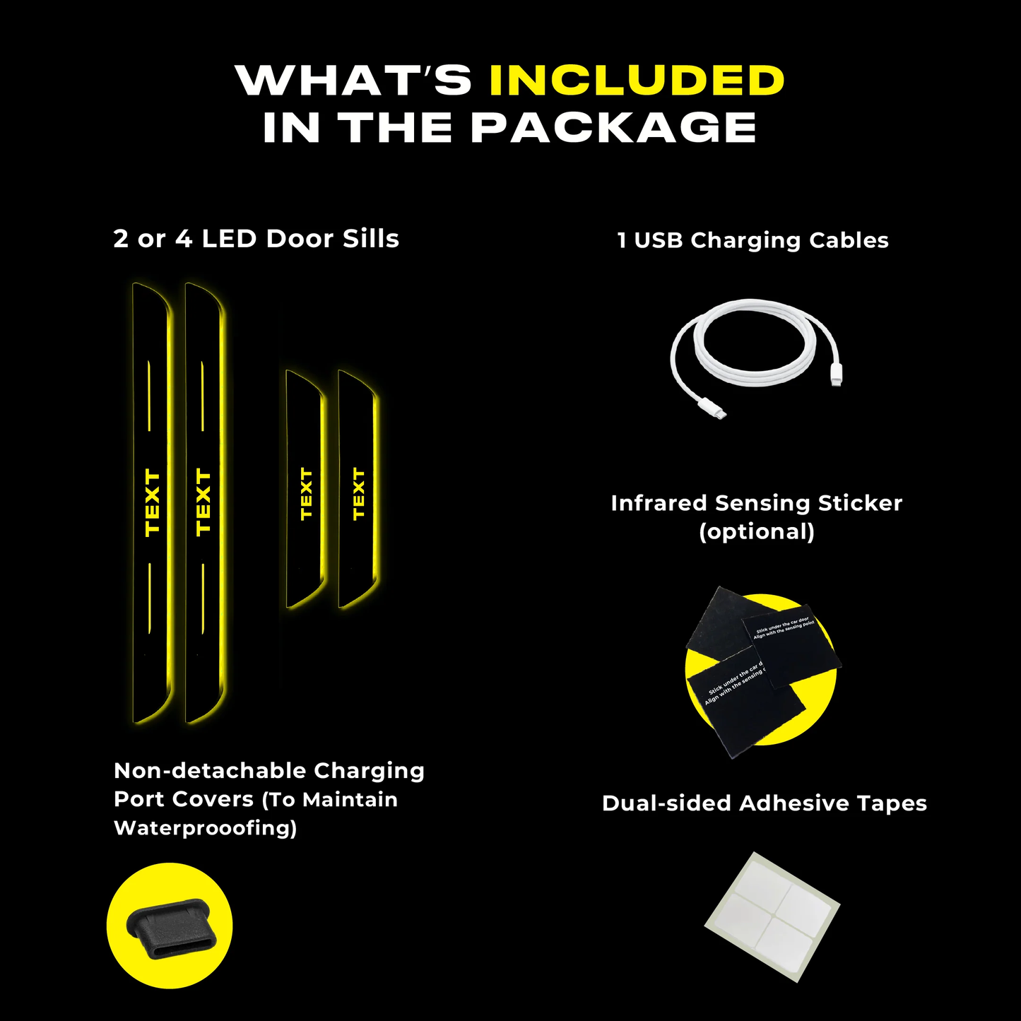 Dazzling ride LED Door Sill PRO