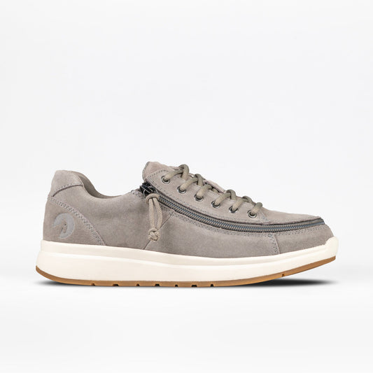 SALE - Women's Grey Suede BILLY Comfort Low