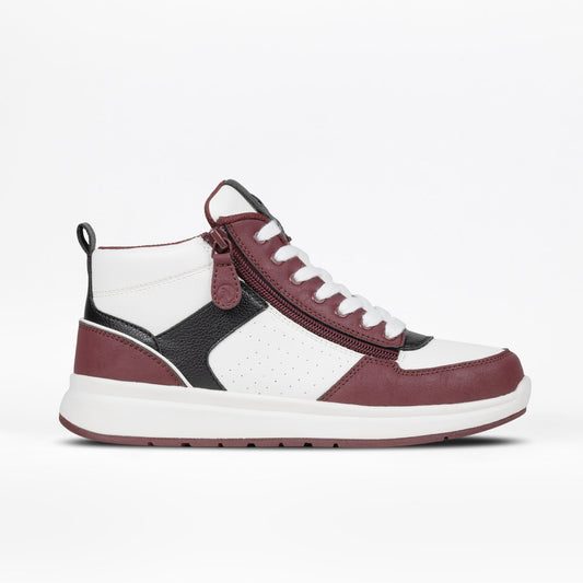 Women's White/Wine/Black BILLY Comfort DZ High