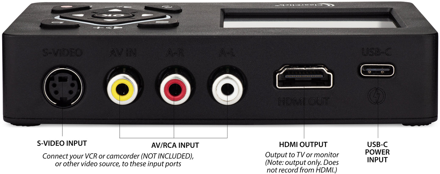 Video2Digital? Converter 2.0 (Second Generation) Mini Edition | Capture Video From VCR's, VHS Tapes, Hi8, Camcorder, DVD, & Gaming Systems - No Computer Required