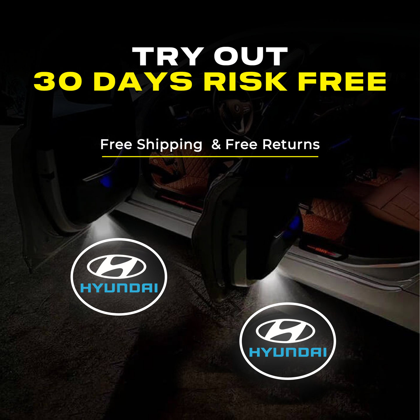 Puddle Lights - Wireless Car Door Projector