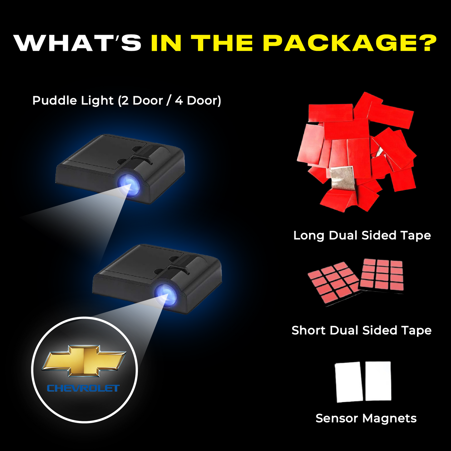 Puddle Lights - Wireless Car Door Projector