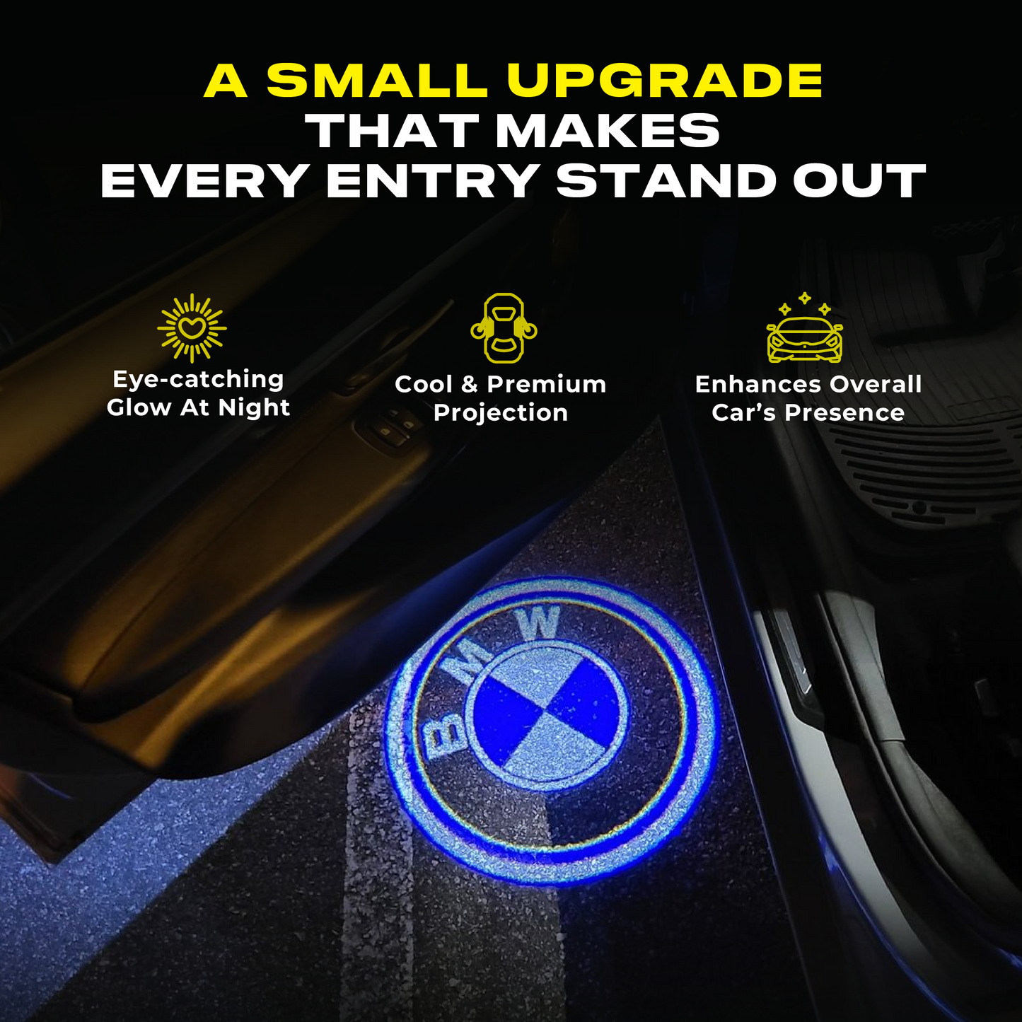 Puddle Lights - Wireless Car Door Projector