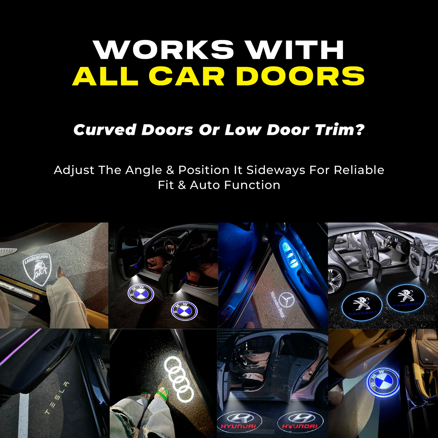 Puddle Lights - Wireless Car Door Projector