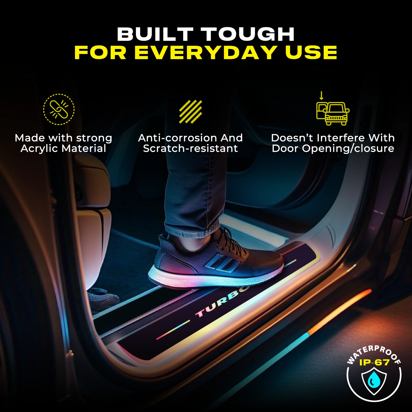 Dazzling ride LED Door Sill PRO