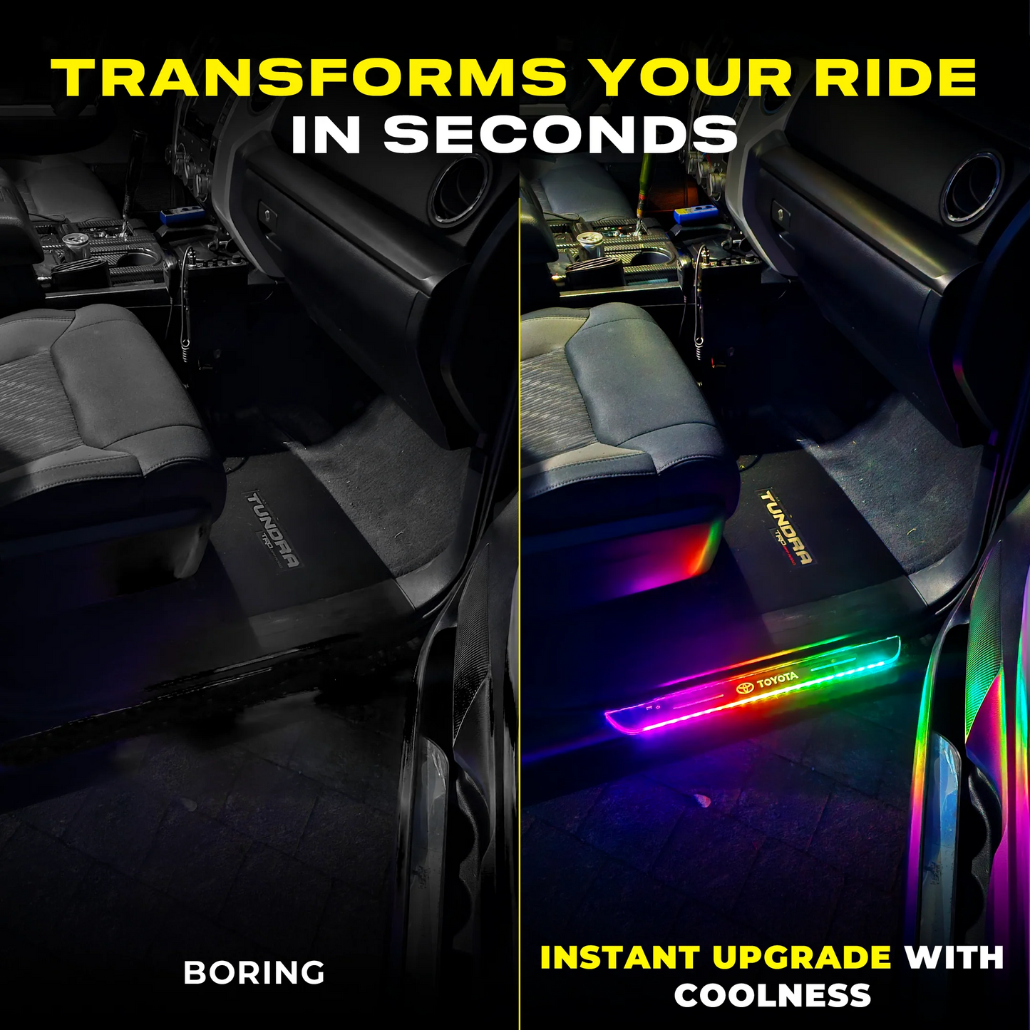 Dazzling ride LED Door Sill PRO