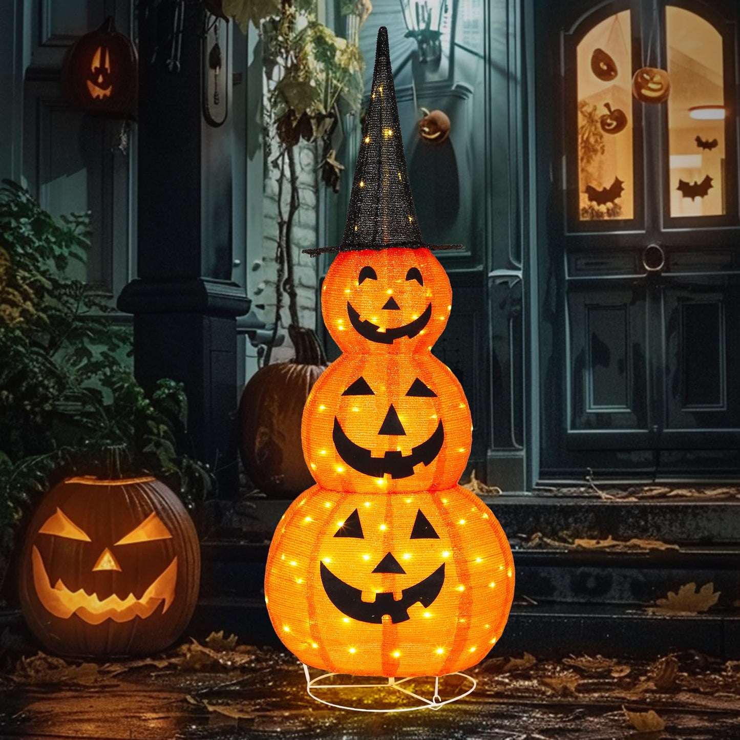 VINGLI Pop Up Halloween Lighted Decorations